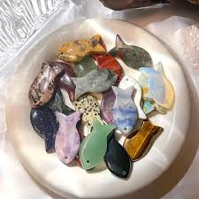 Hand carved natural stones - Tadley crafts