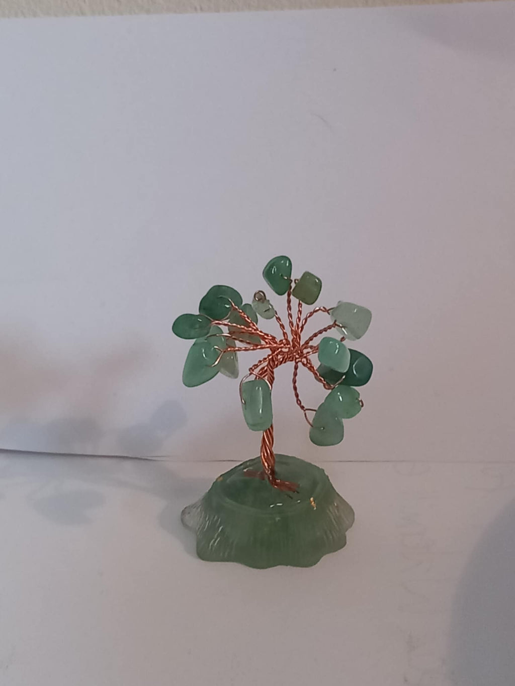 Green Aventurine Crystal Tree | Handmade Copper Wire | Natural Stone Gift | Tadley Crafts UK