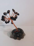 Black obsidian tree