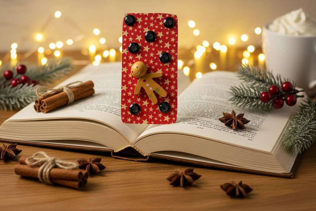 Christmas Gingerbread Man Bookmark #4 Lifestyle