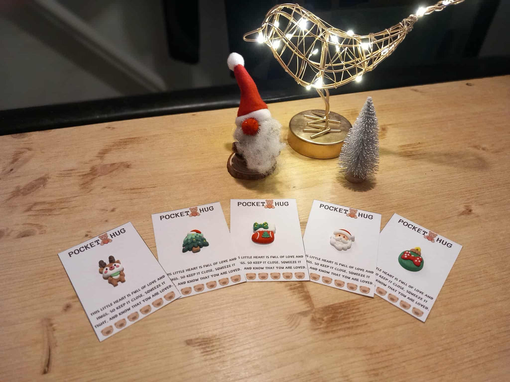 Christmas pocket hug Christmas Tree | Handmade Christmas pocket hug | Stocking Filler Gift