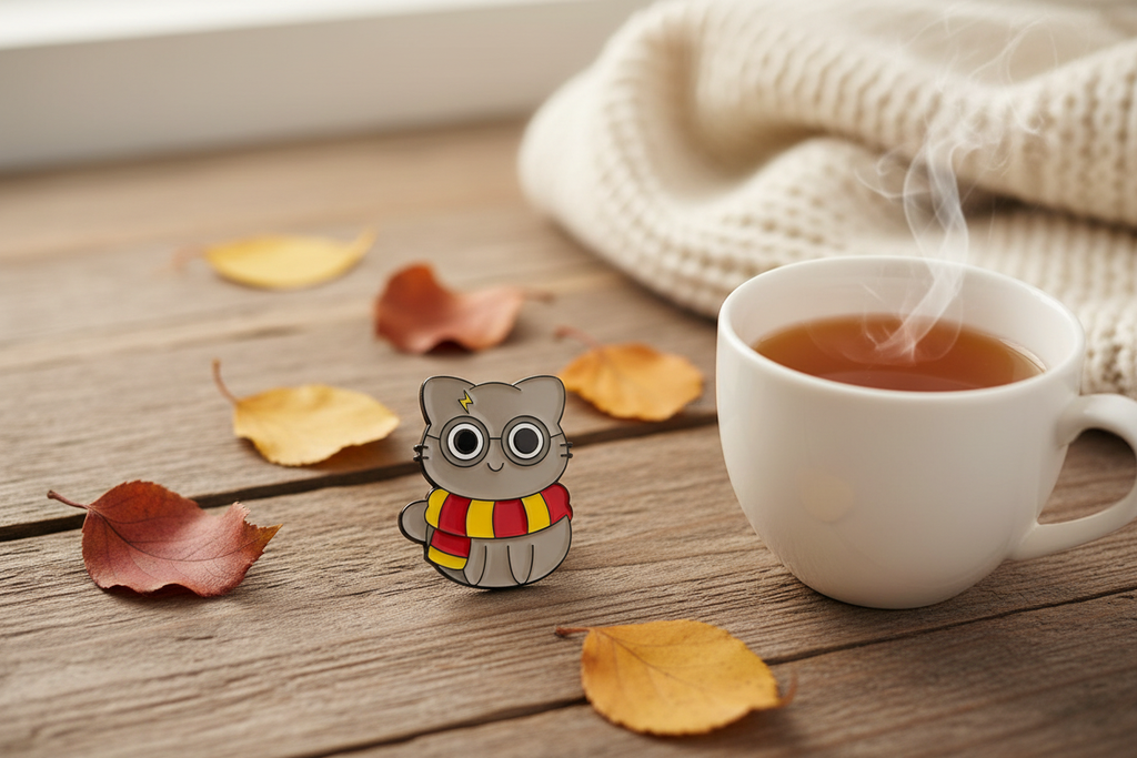 Crookshanks Cat Brooch Lifestyle