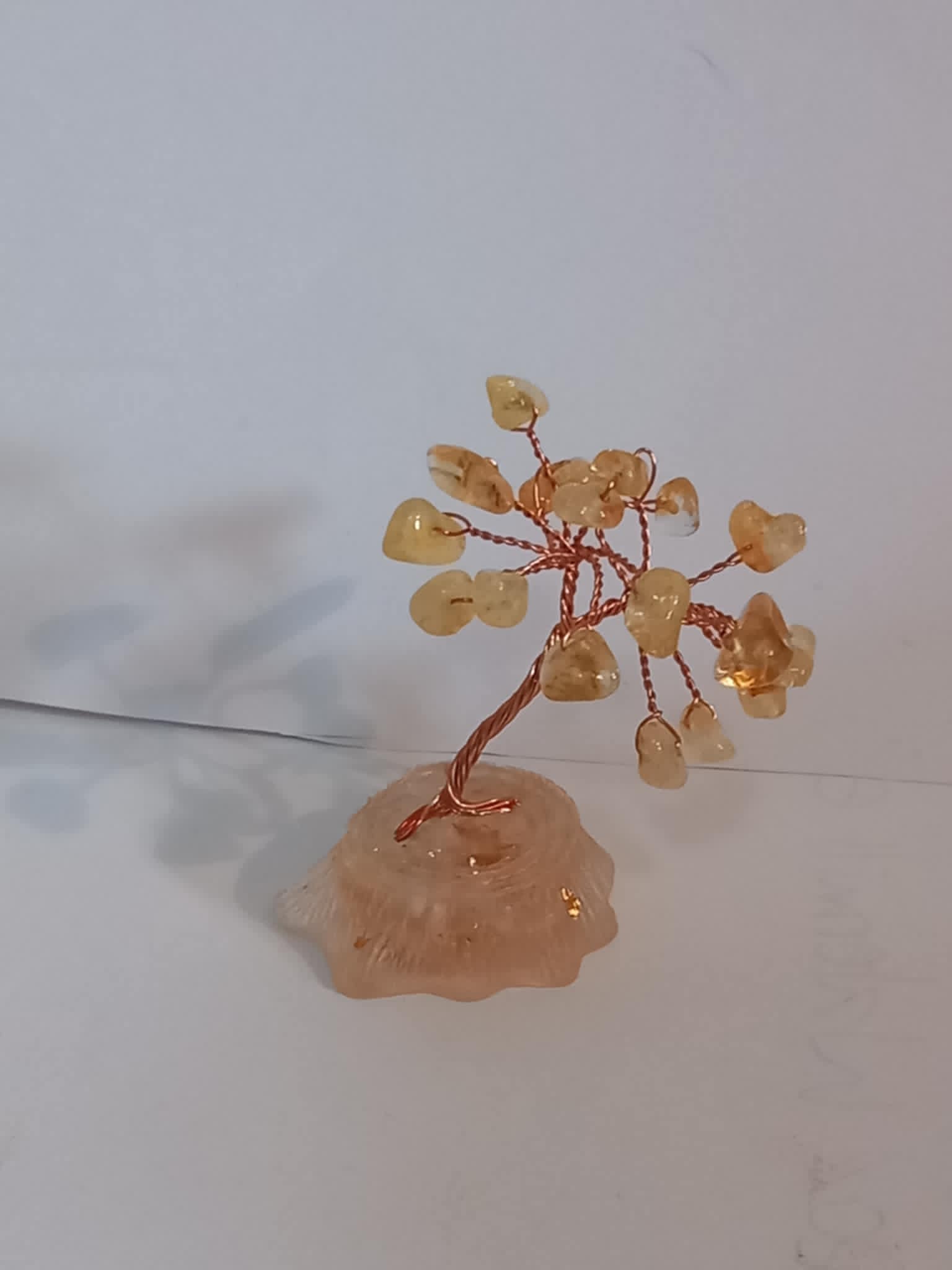 Handmade crystal citrine tree 2