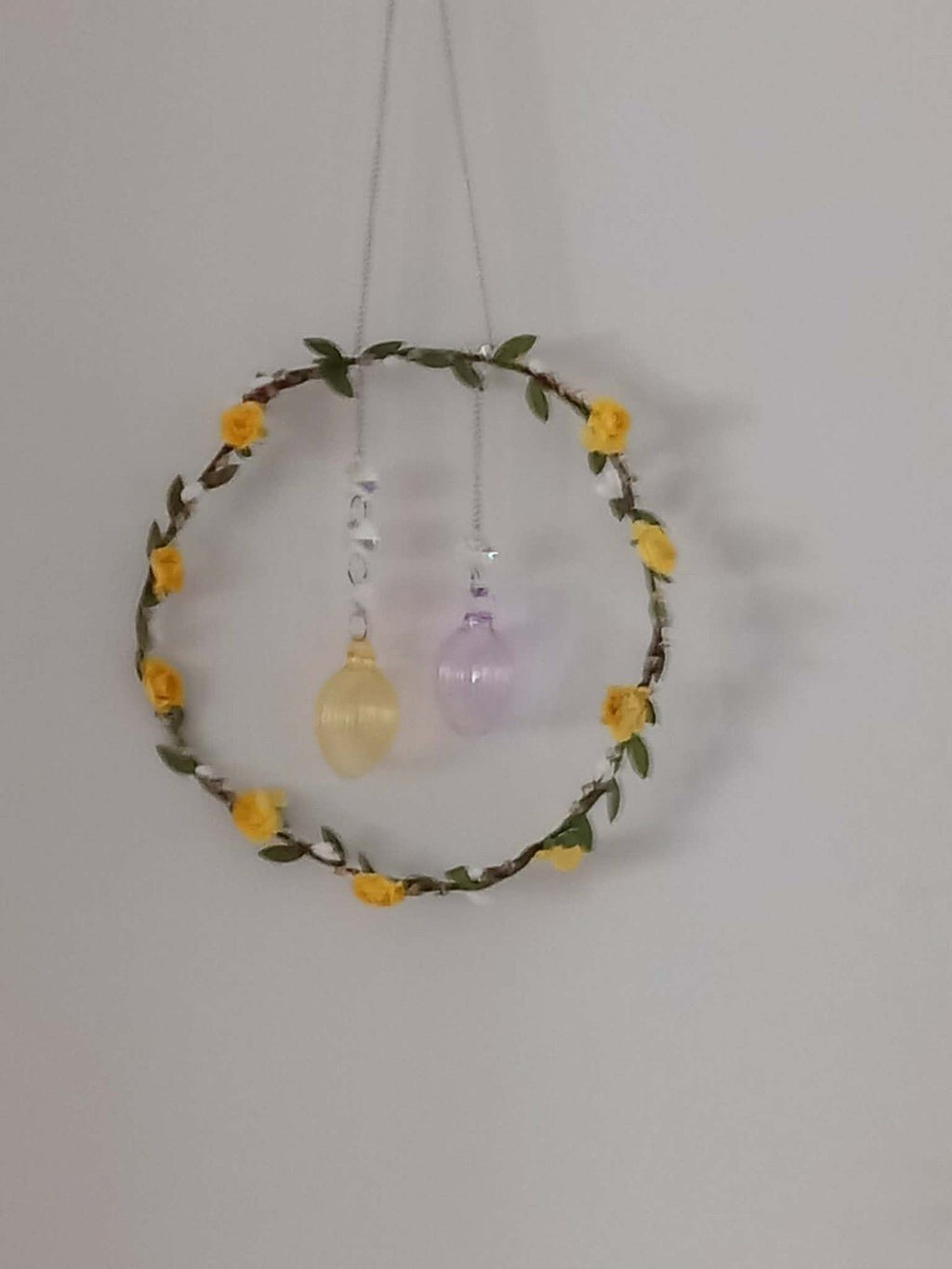 Easter Sun Catcher Easter Egg Suncatcher glass Beads Brand New - Tadley crafts