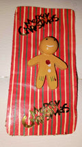 Christmas Gingerbread Man bookmark option 3