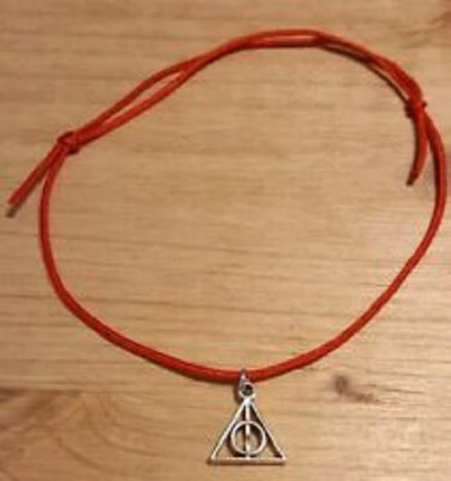 red cord Harry Potter bracelet