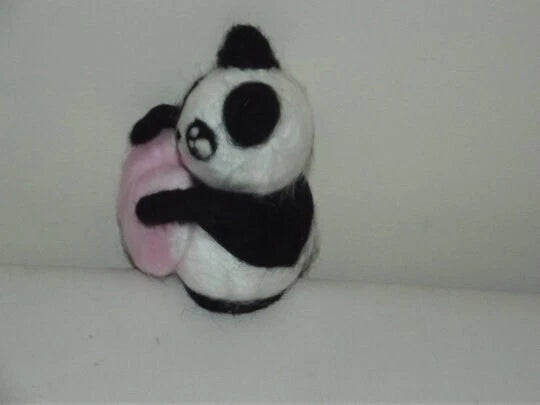 Panda needle felt3