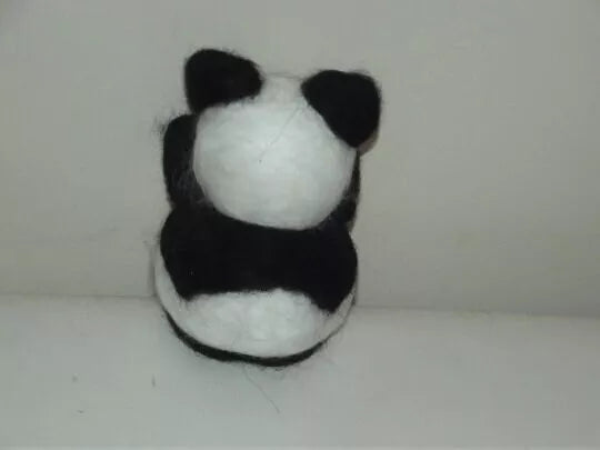 Panda needle felt 2