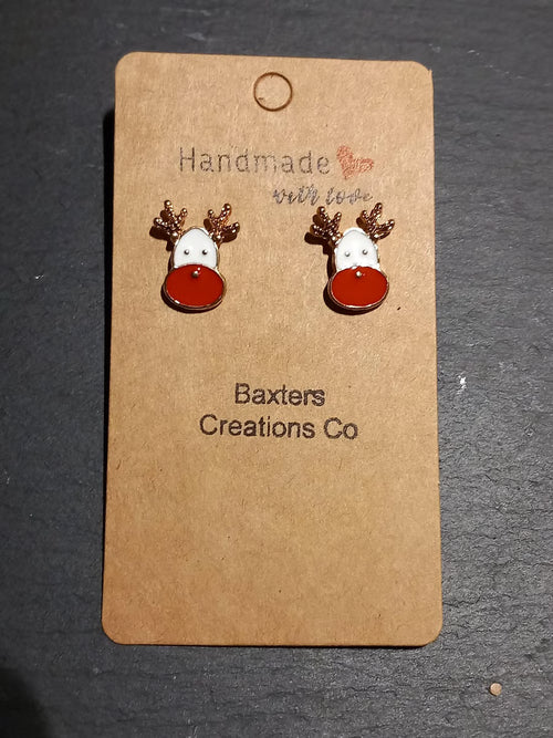 reindeer-shaped earrings 