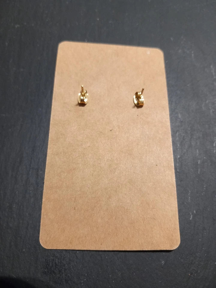 Christmas Reindeer Plain Stud Earrings | Handmade Gift for Her | Jewellery UK