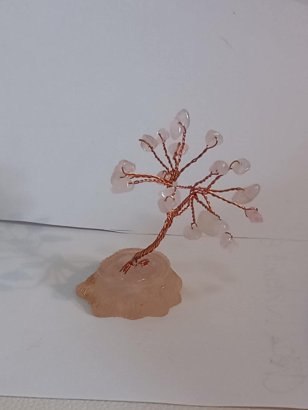 rose quartz crystal tree 2