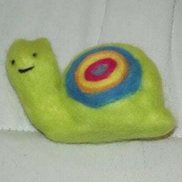 snail needle felt 