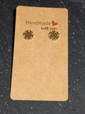 Snowflake Gold Snowflake Christmas Stud Earrings for Women 1 - Tadley crafts