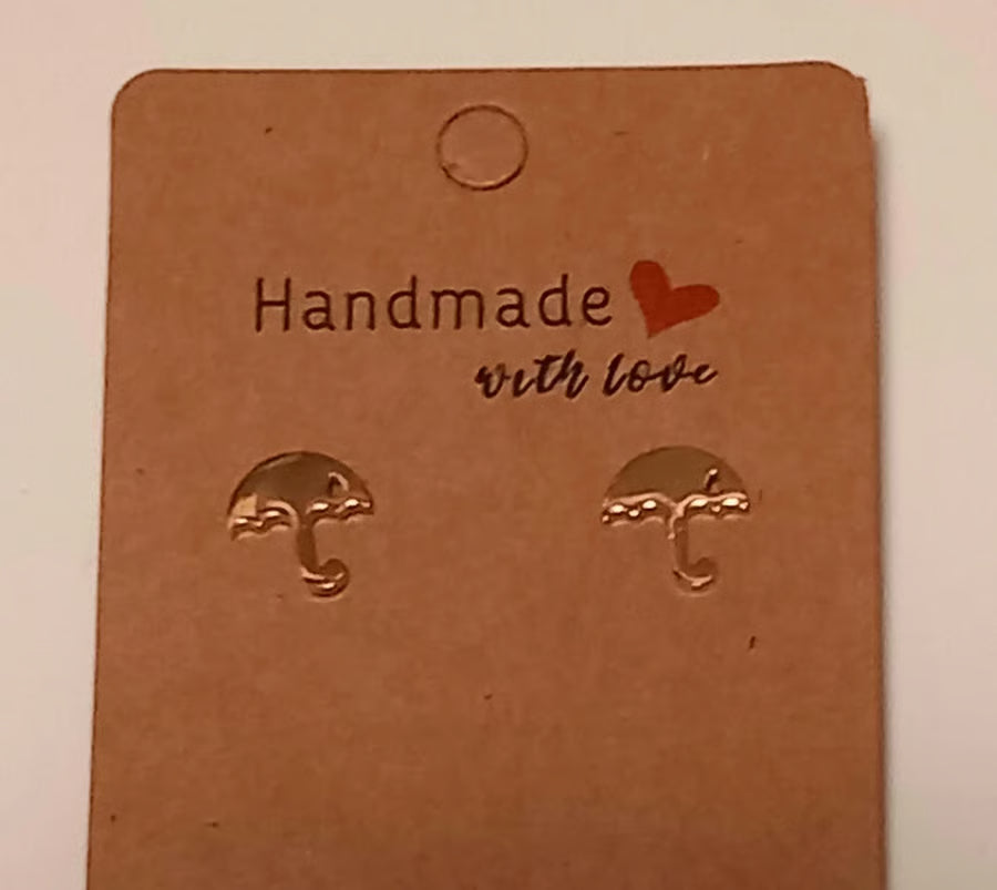 Boucles d'oreilles clous de Noël flocon de neige doré pour femmes #2