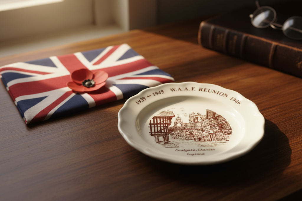 WW2 WAAF Plate Lifestyle