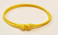 Yellow Waxed Cord String Adjustable Friendship Bracelet Kabbalah Party Gift - Tadley crafts